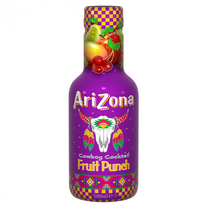 AriZona Cowboy Cocktail Fruit Punch 500ml - Out of Date